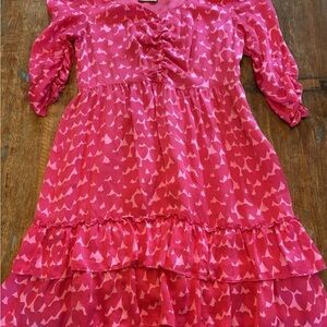 Juicy couture ladies size 6 pink heart dress